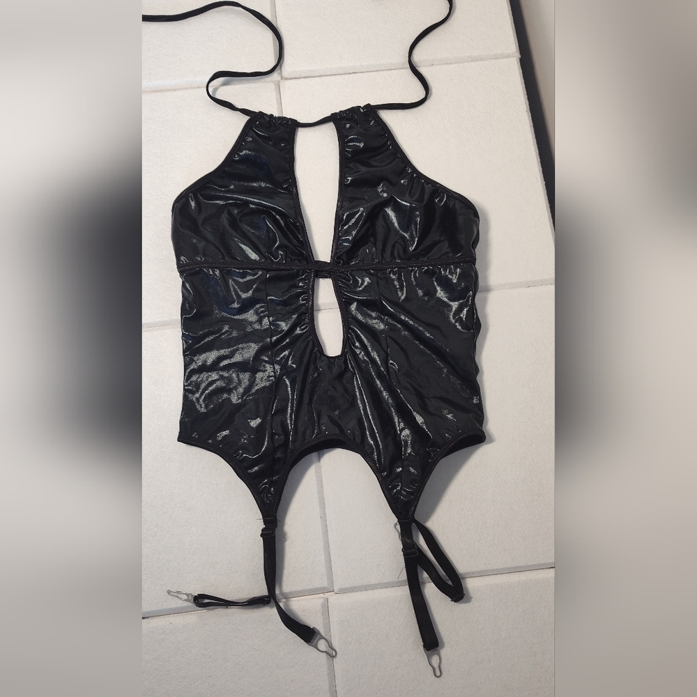 Sleek Black Women's Bodysuit #545